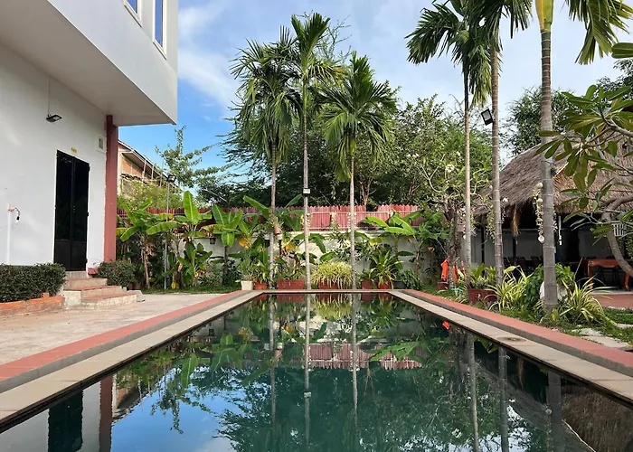 Willa Spacious Khmer - Pool - Fast Wi-fi Siem Reap